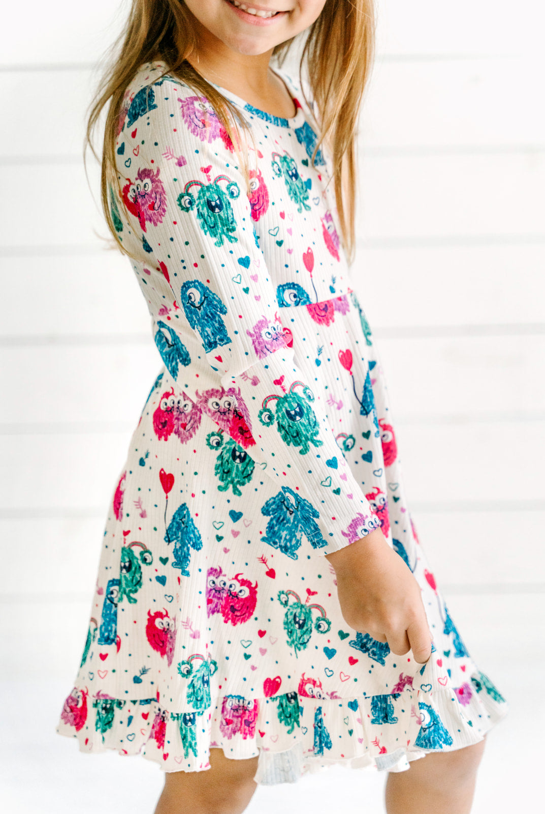 Elara Ribbed Knit Dress - Monster Love