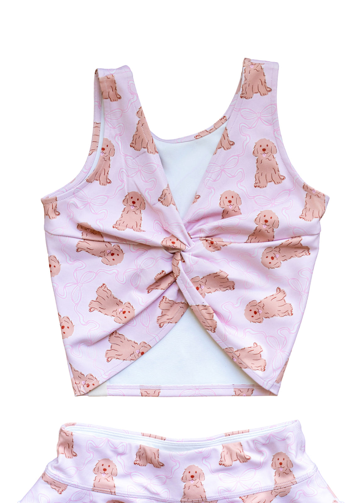 Active Skirt - Puppy Bow Parade (Pre-order)