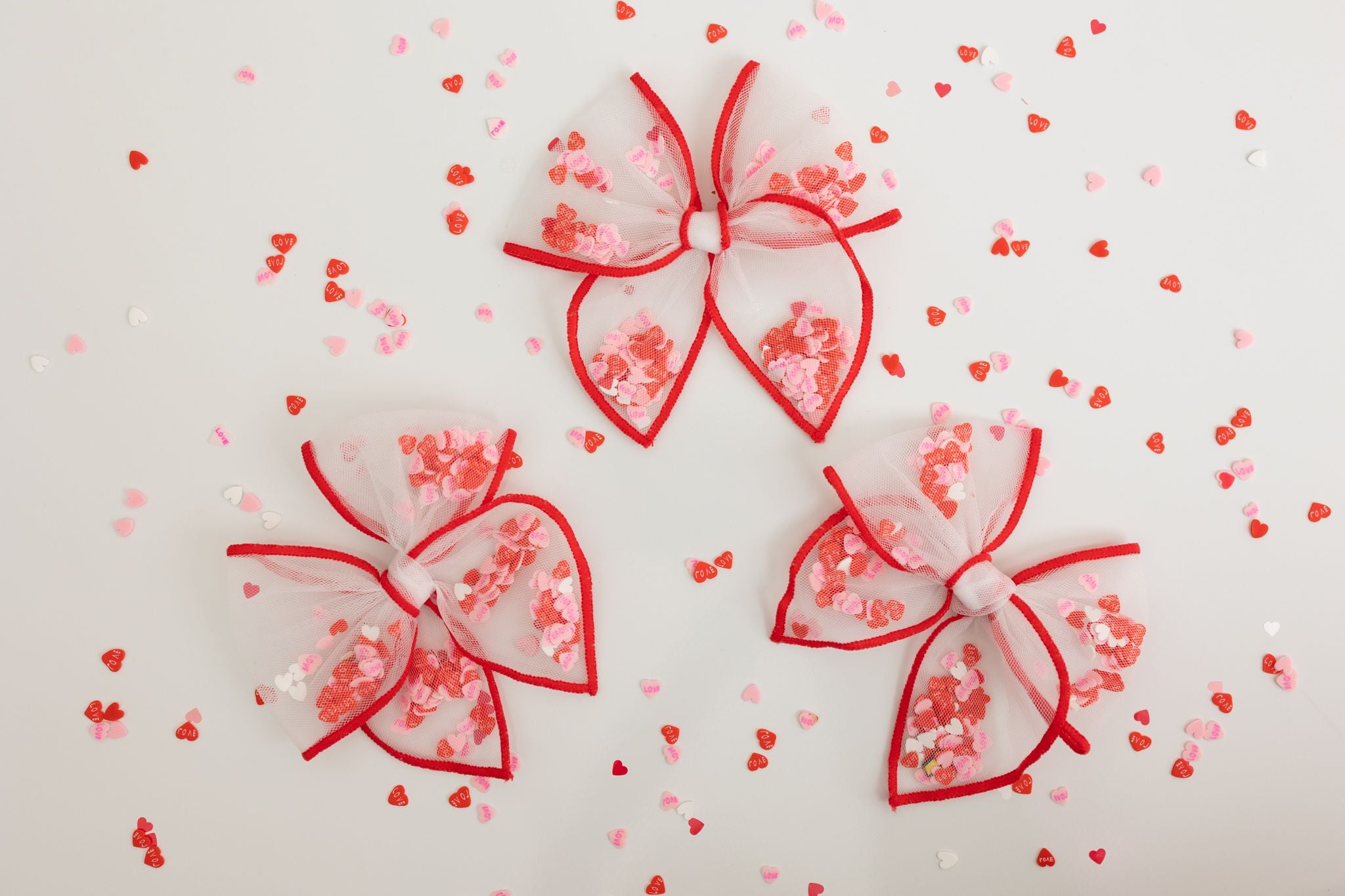Mesh Shaker Bow - Love Knot - Small