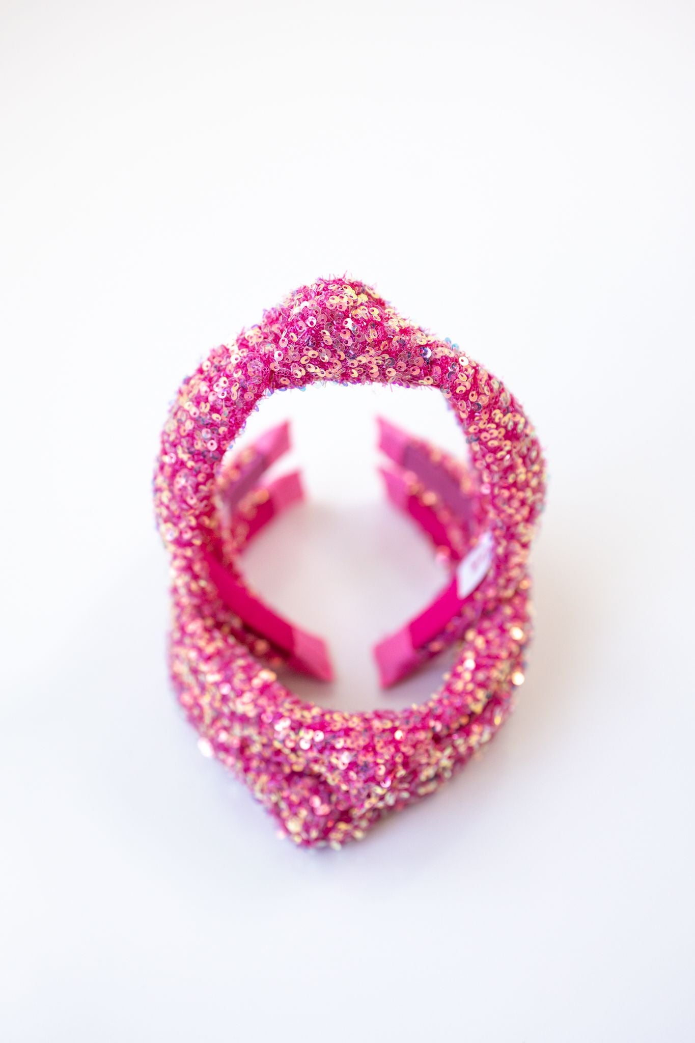 Sequin Headband - Pop of Pink