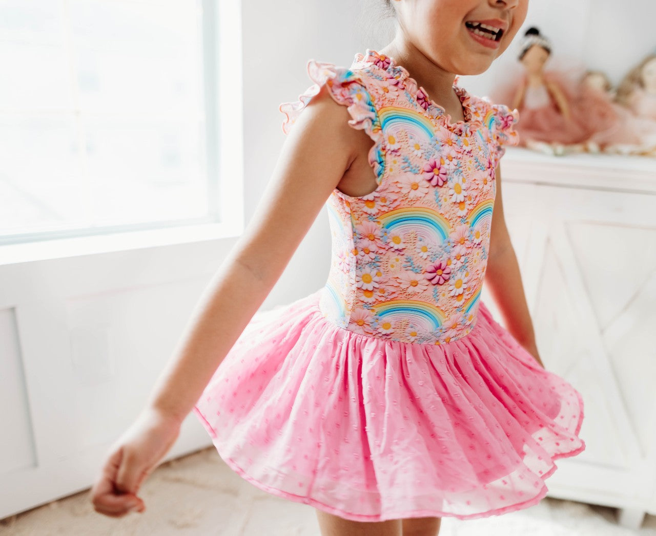 Farrah Clipdot Leotard - Chasing Rainbows