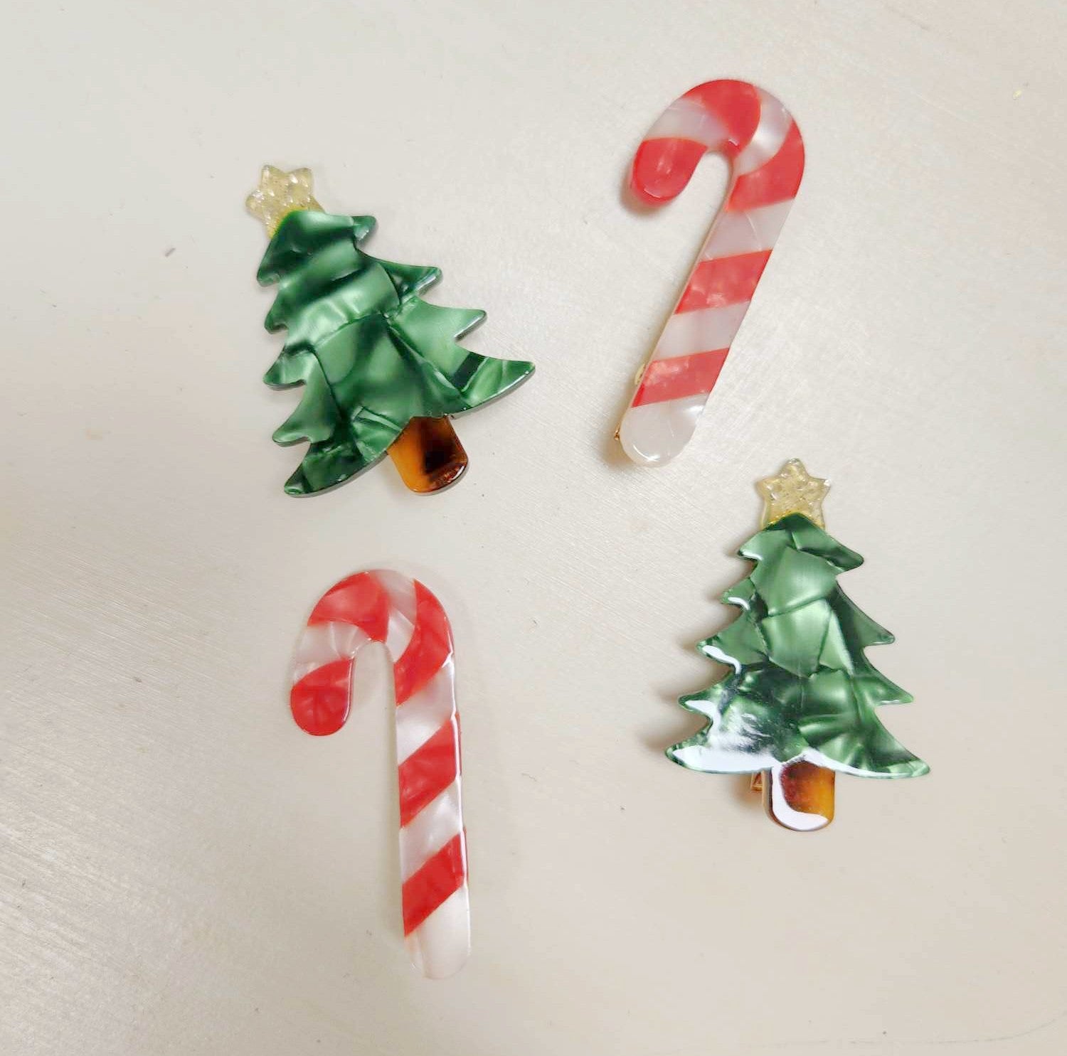 Hair Clip Set - Yuletide Glam