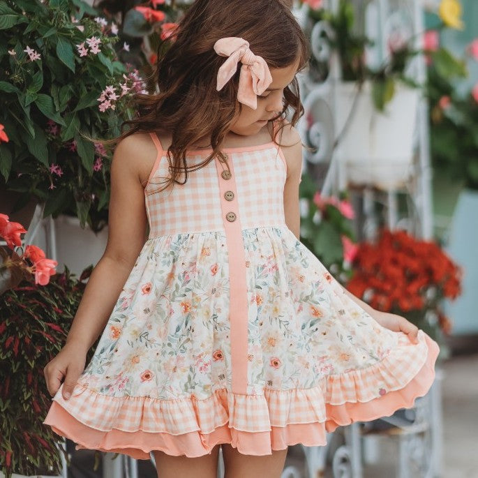 Margot Dress - Sweet As A Peach