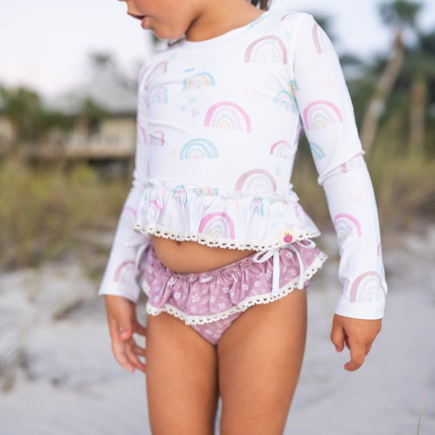Rashguard Swimsuit - Over the Rainbow