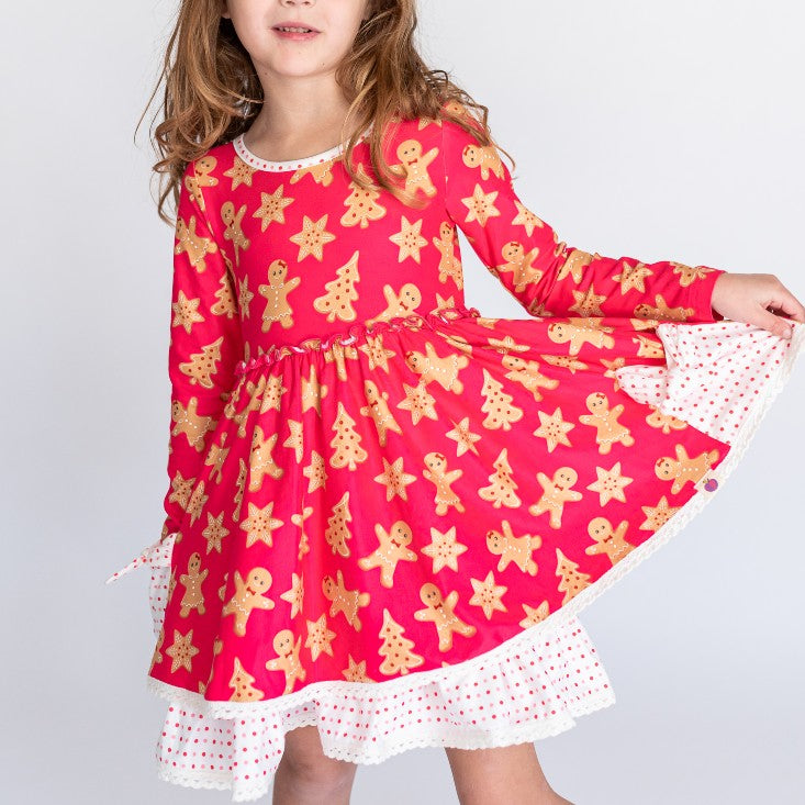 Myra Knit Dress - Gingerbread