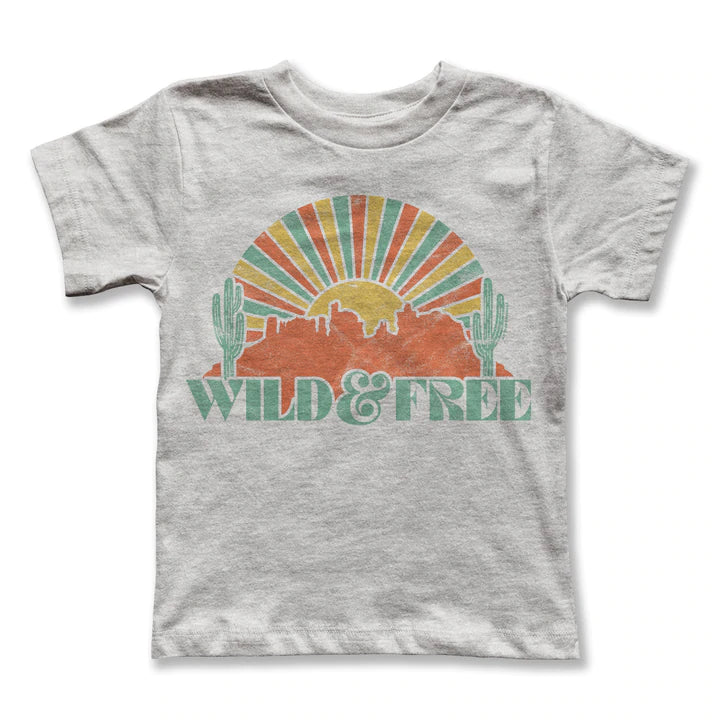 Wild & Free Tee - Vintage Style