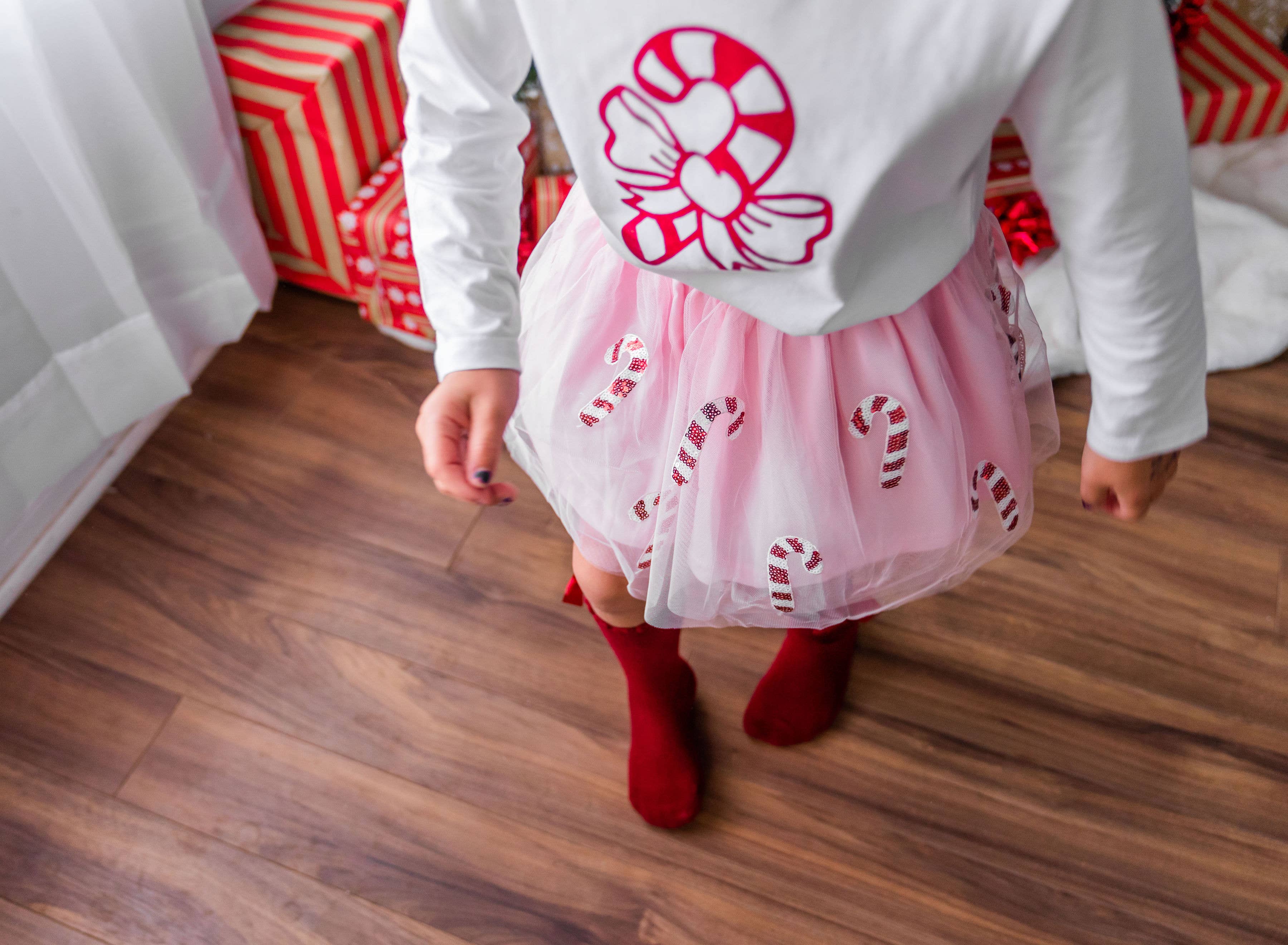 Sweet Wink Long Sleeve Shirt - Candy Cane (FINAL SALE)