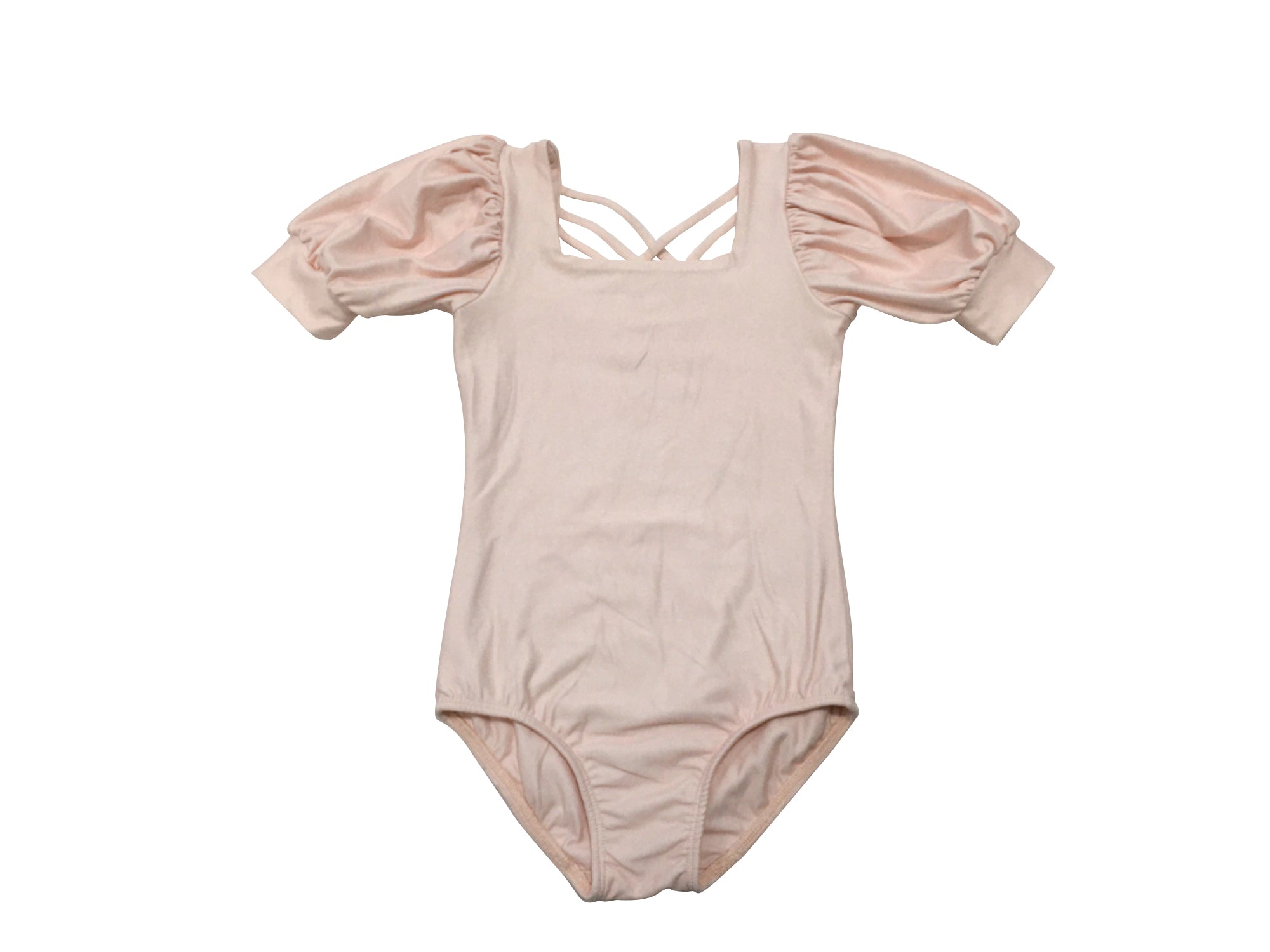 Puff Sleeve Leotard - Pink Bliss