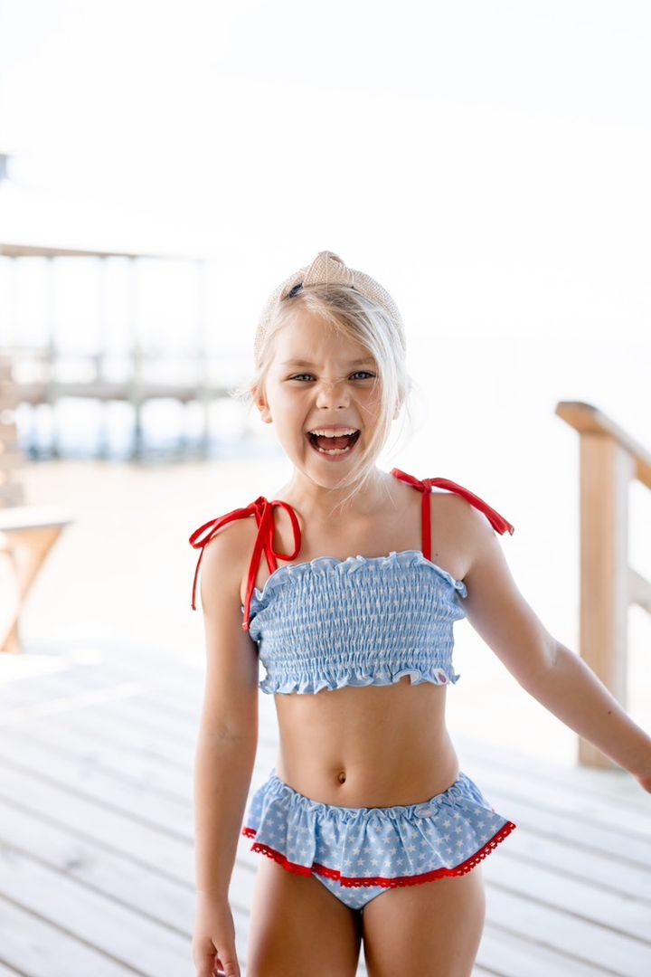 Waverly Shirred Swimsuit - Star Struck