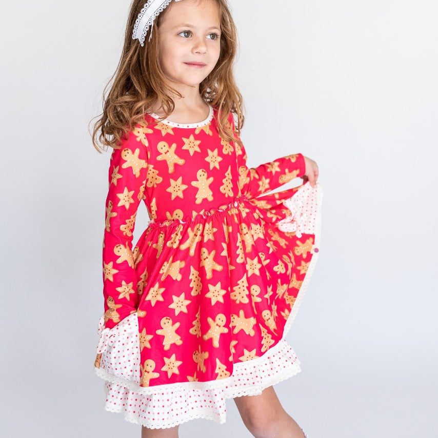 Myra Knit Dress - Gingerbread
