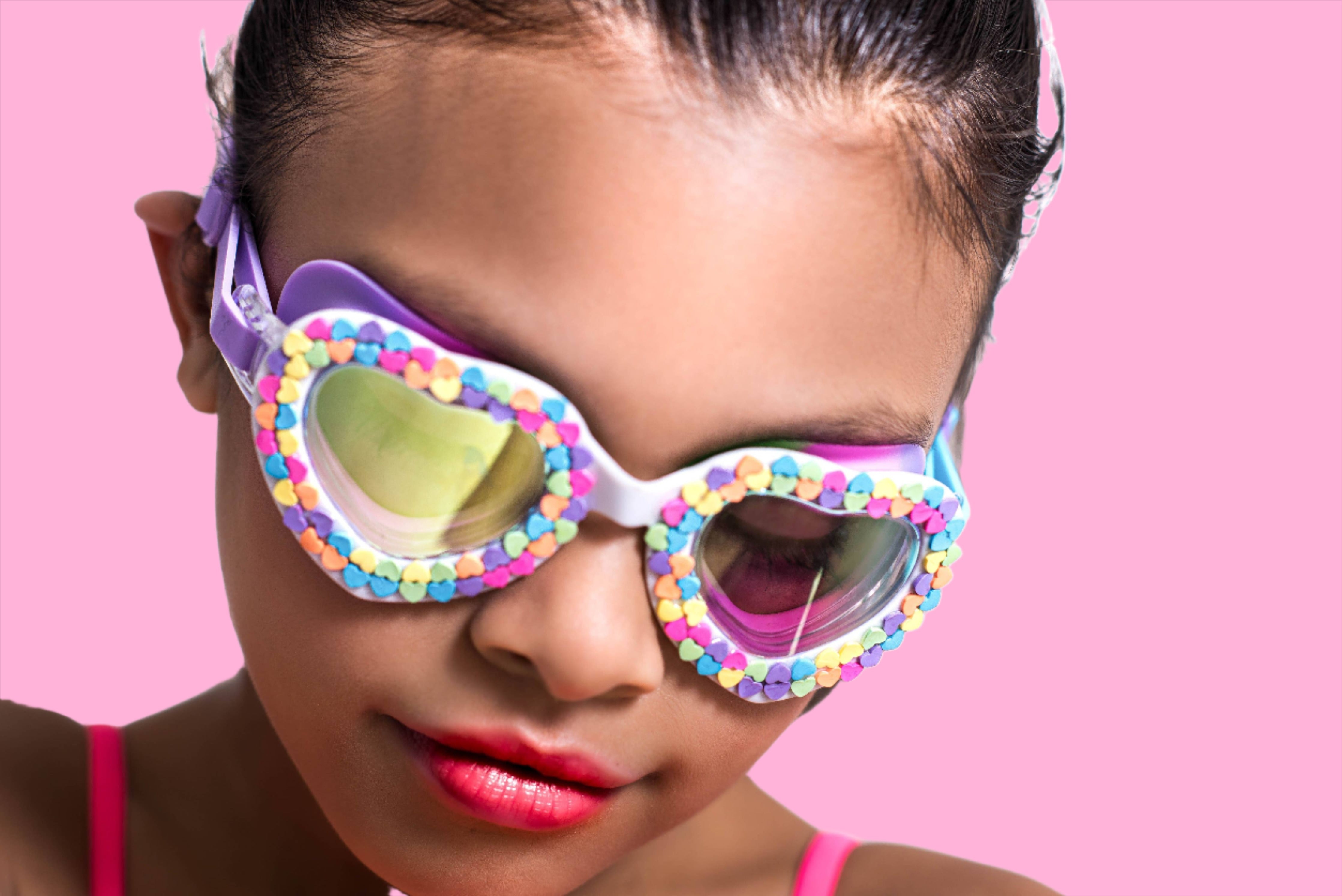 Swim Goggles - Hearts