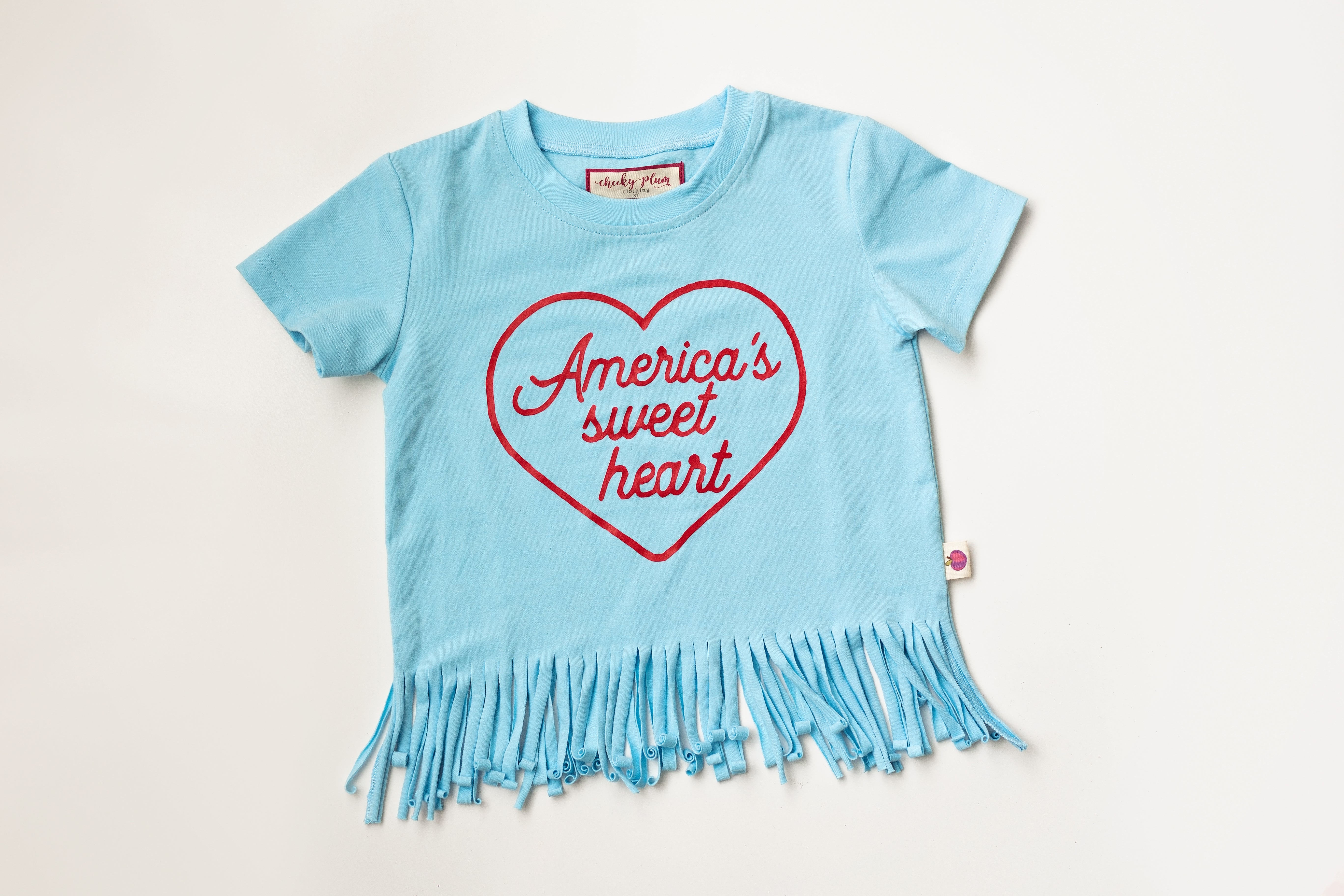 Vintage Fringe Tee - Americas Sweetheart