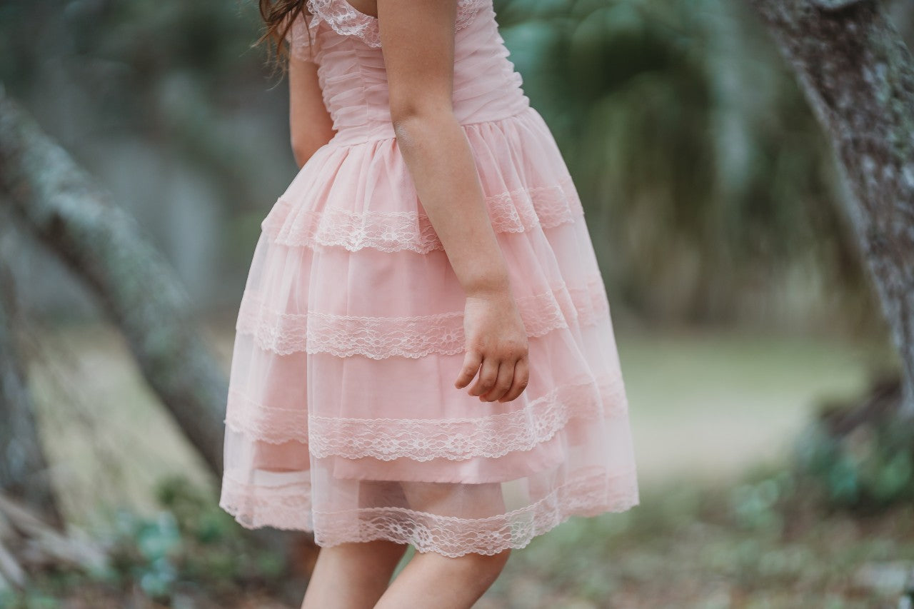 Giana Dress - Rose Buff