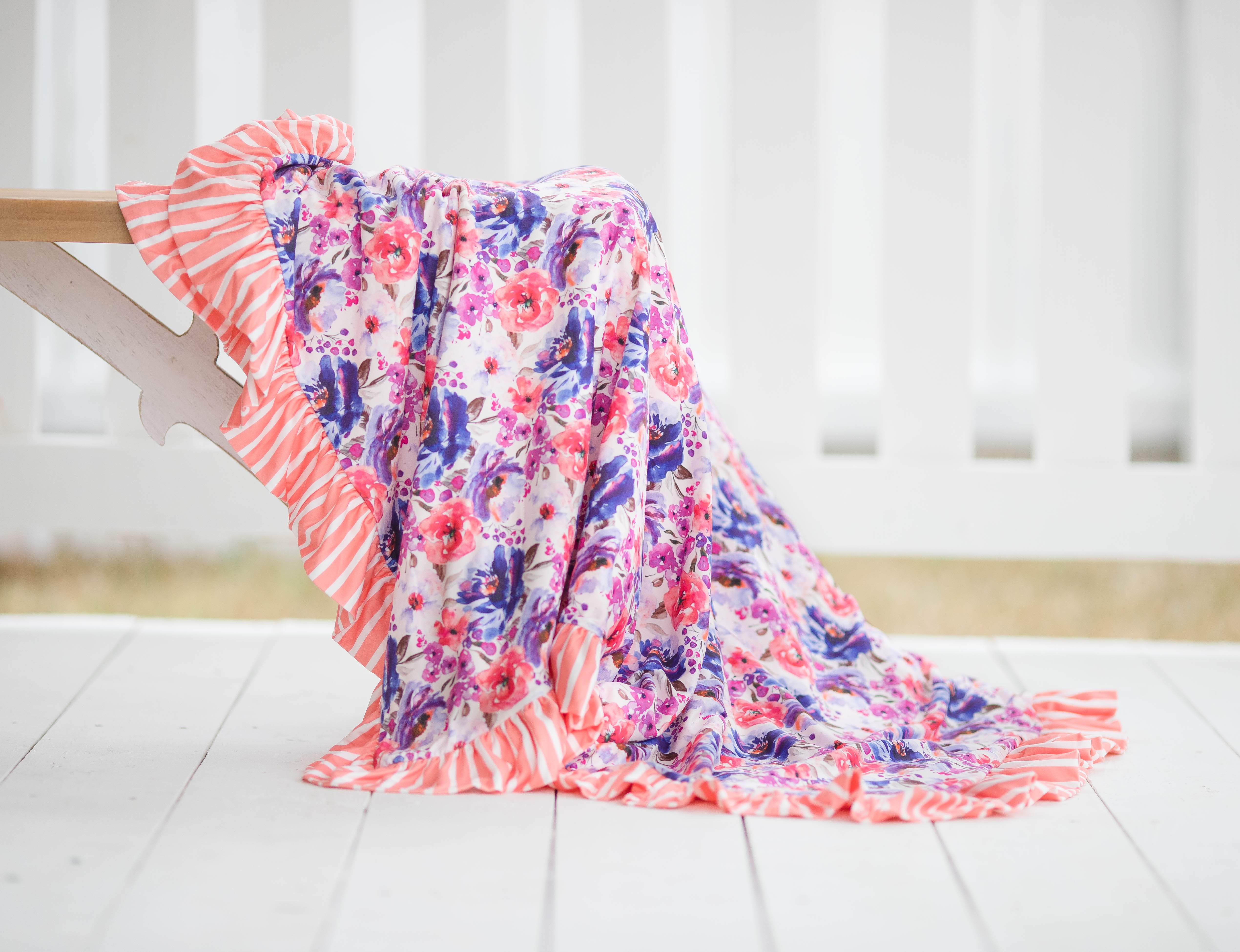 Razzle Dazzle Ruffle Blanket - Extra Large