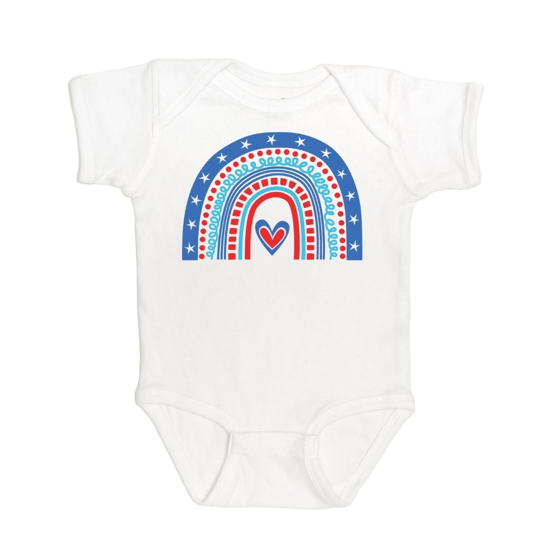 Sweet Wink Shirt - Patriotic Rainbow