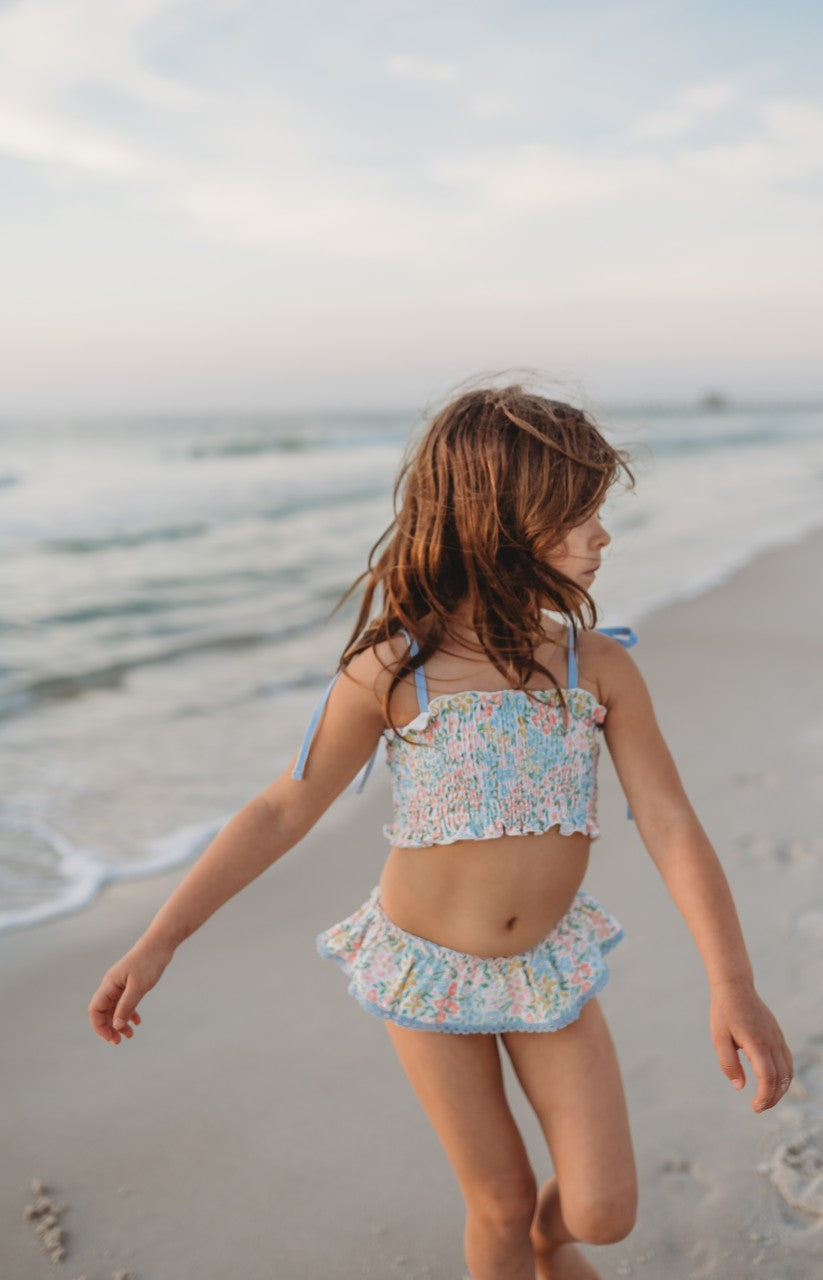 Waverly Shirred Swimsuit - Nature Walk