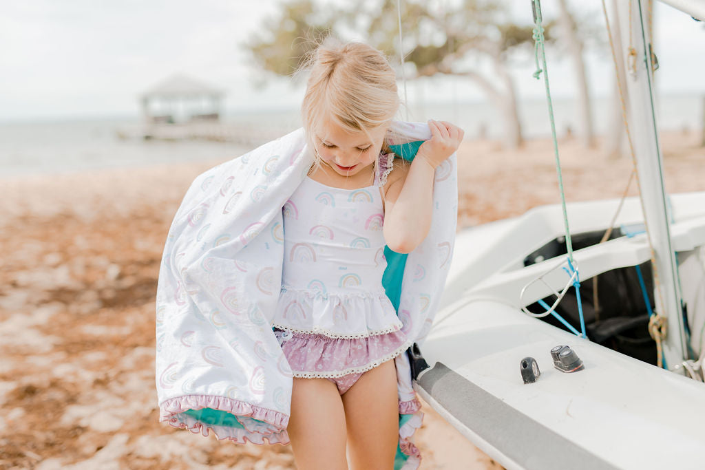 Selah Tankini Swimsuit - Over the Rainbow