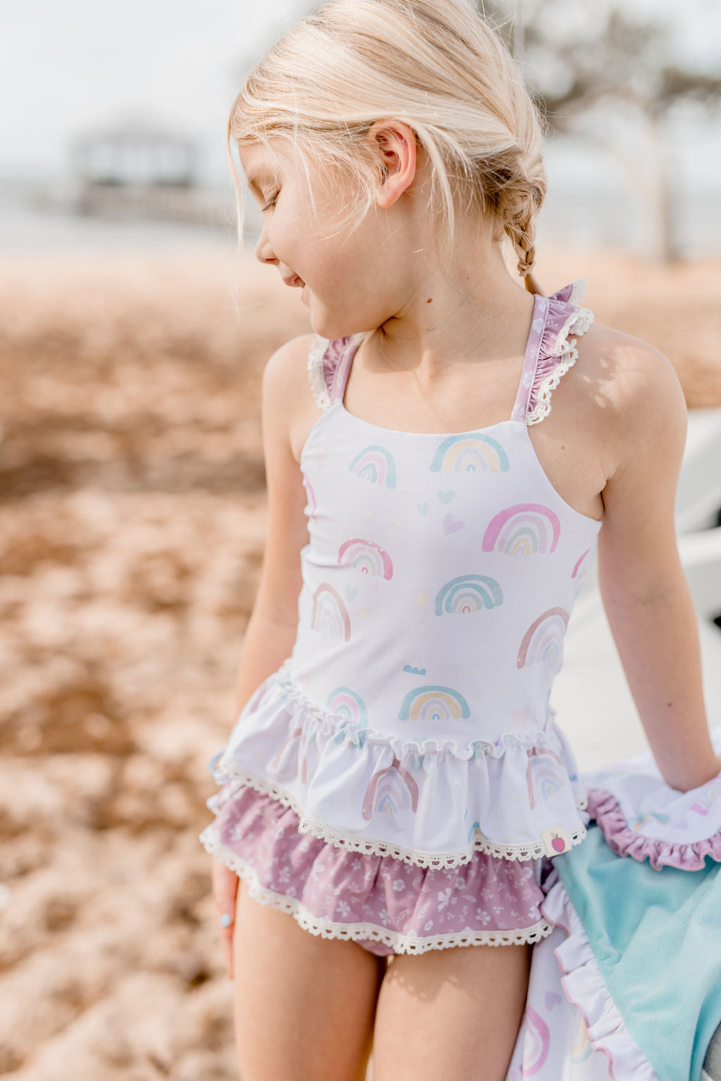 Selah Tankini Swimsuit - Over the Rainbow