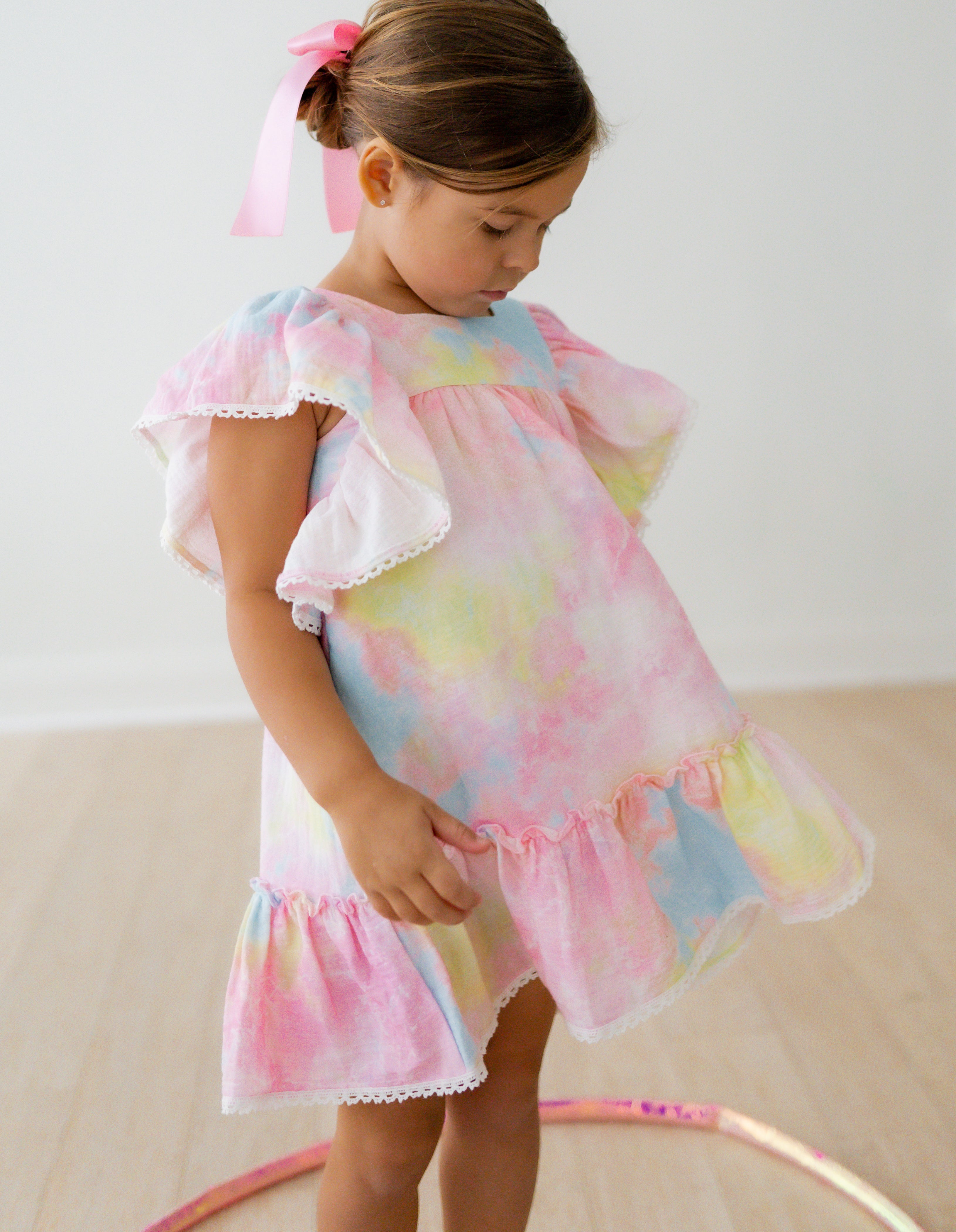 Nora Dress - Rainbow Brite