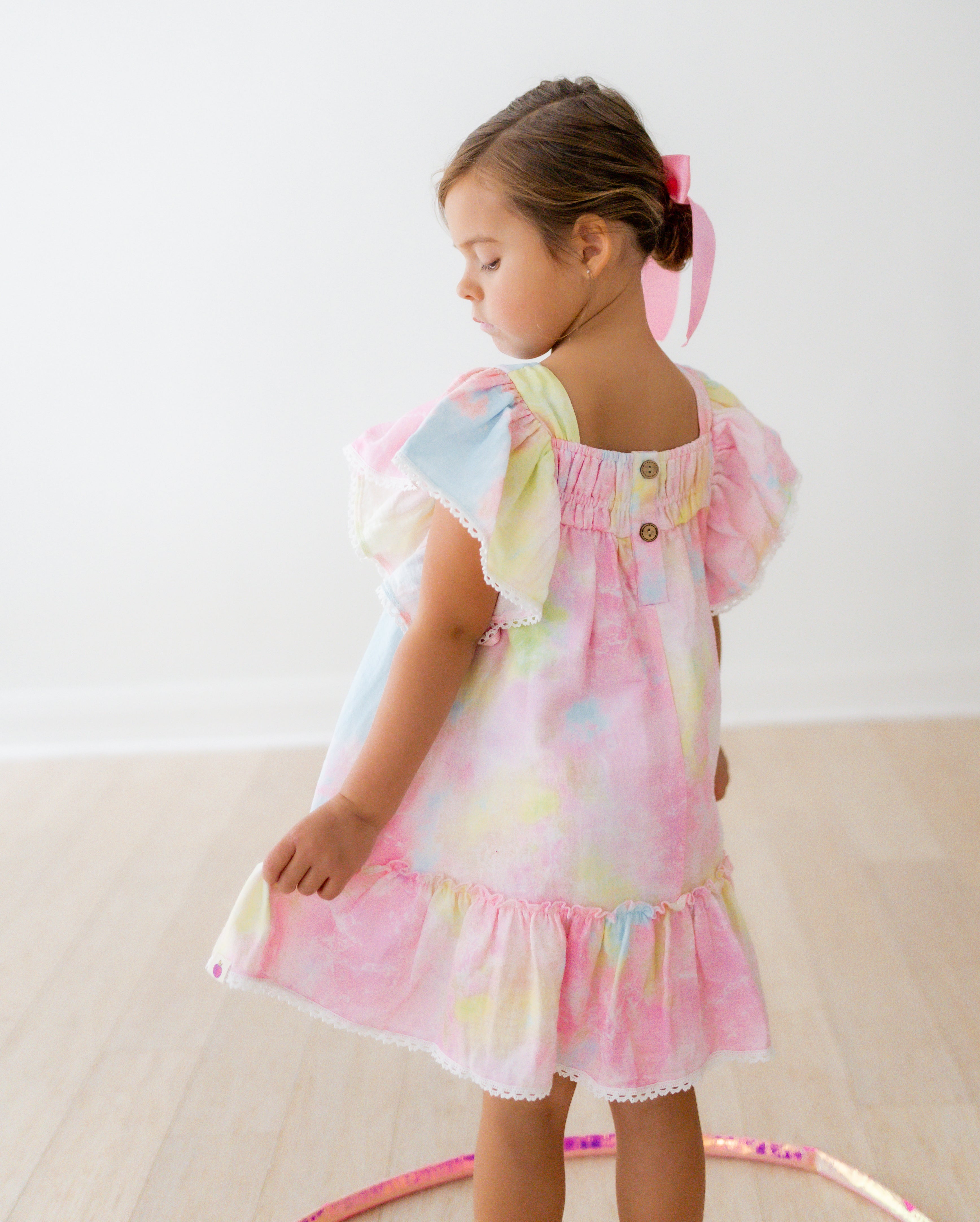 Nora Dress - Rainbow Brite