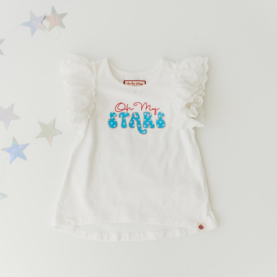 Vintage Eyelet Tee - Oh My Stars