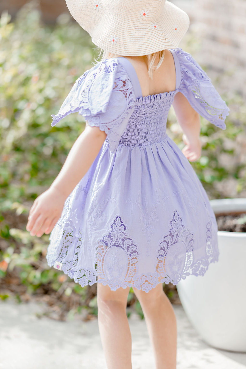 Nora Lace Dress - Orchid Whisper