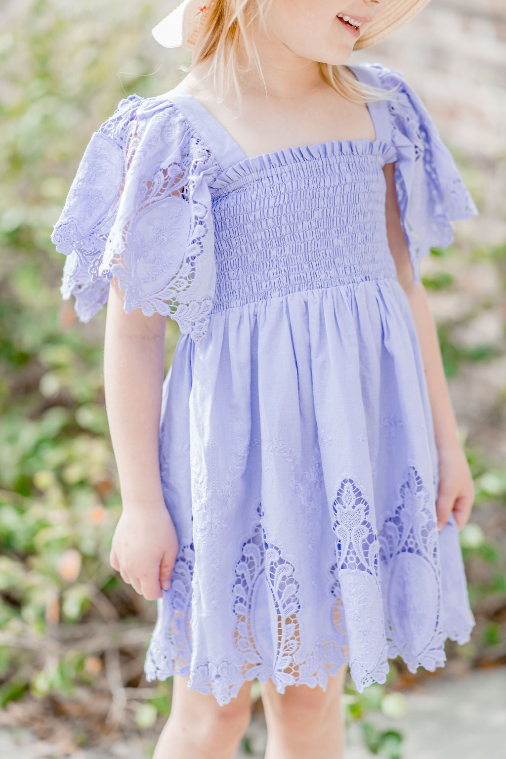 Nora Lace Dress - Orchid Whisper