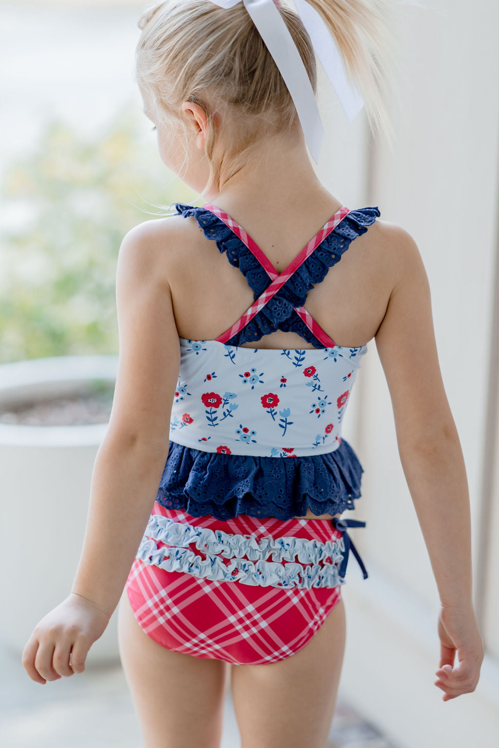 Selah Tankini Swimsuit - Americana