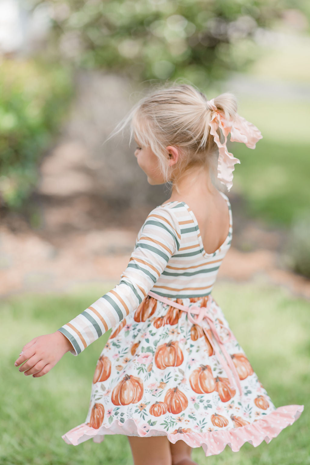 Elara Knit Dress - Pumpkin Patch
