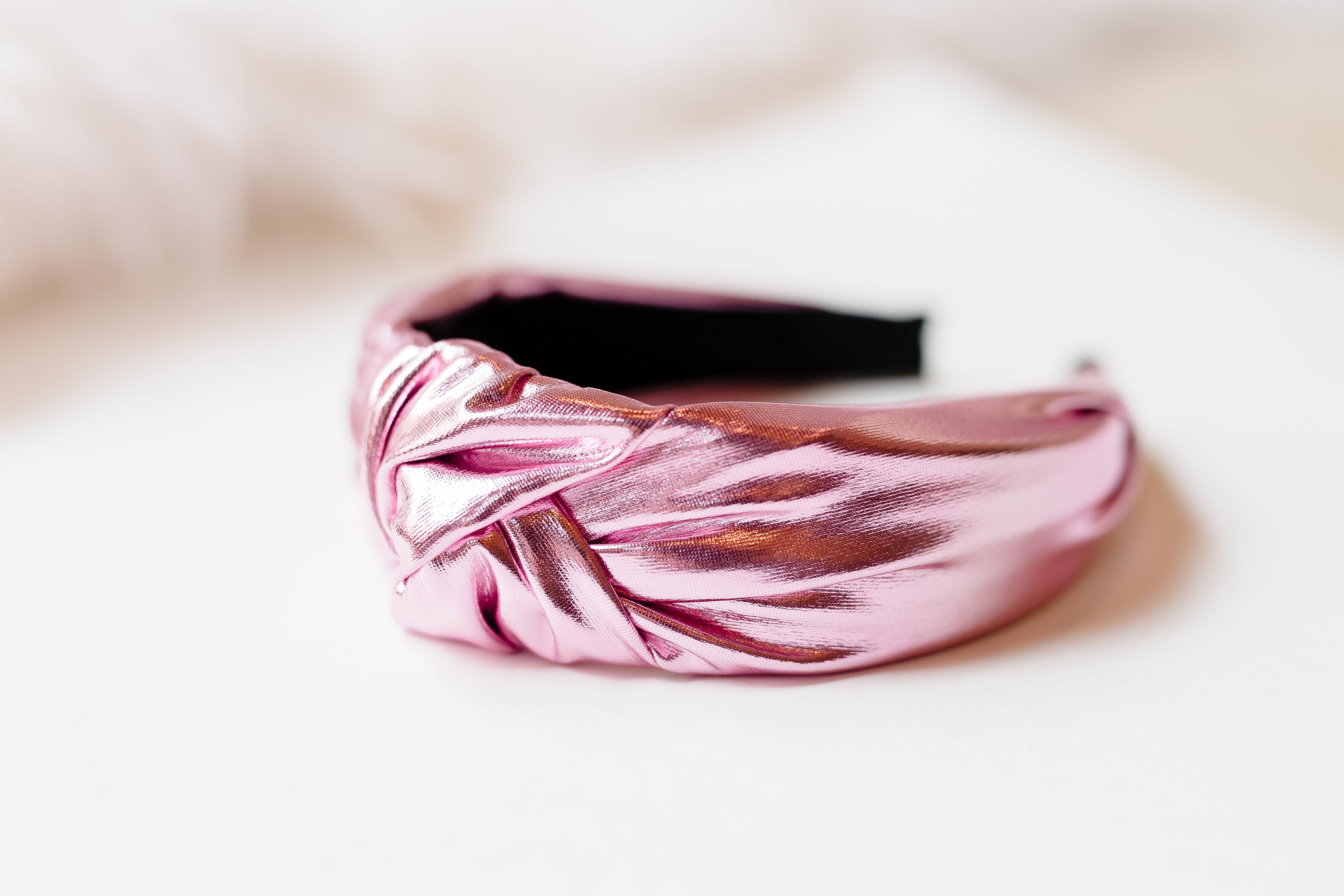Lamé Knot Headband