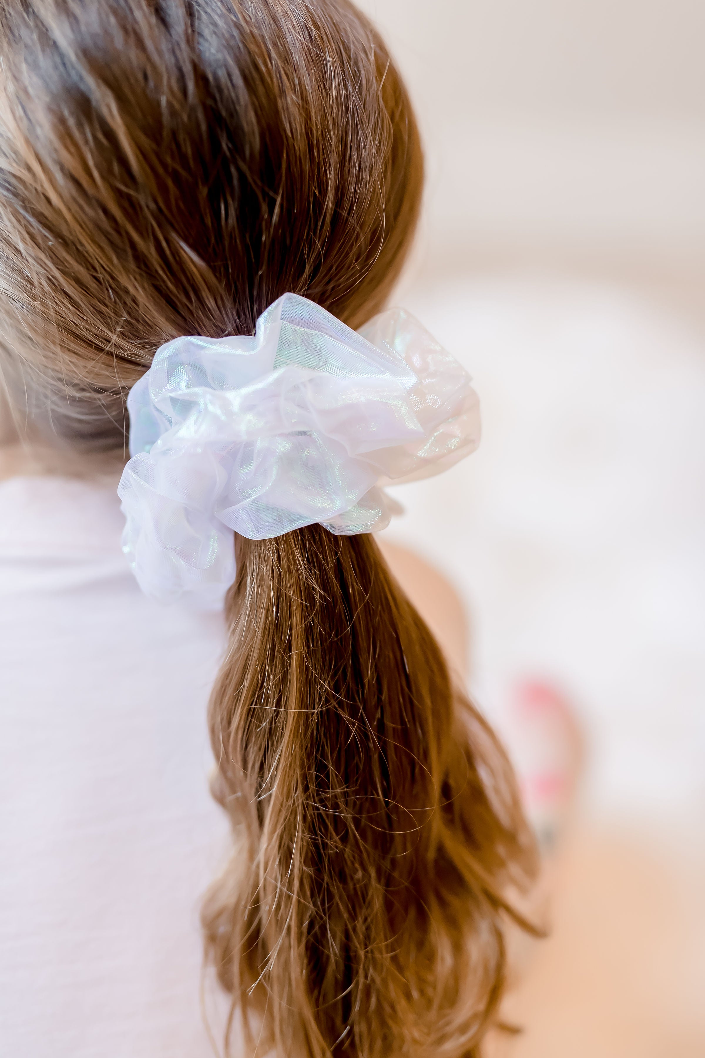 Oversized Iridescent Scrunchie - Fairy