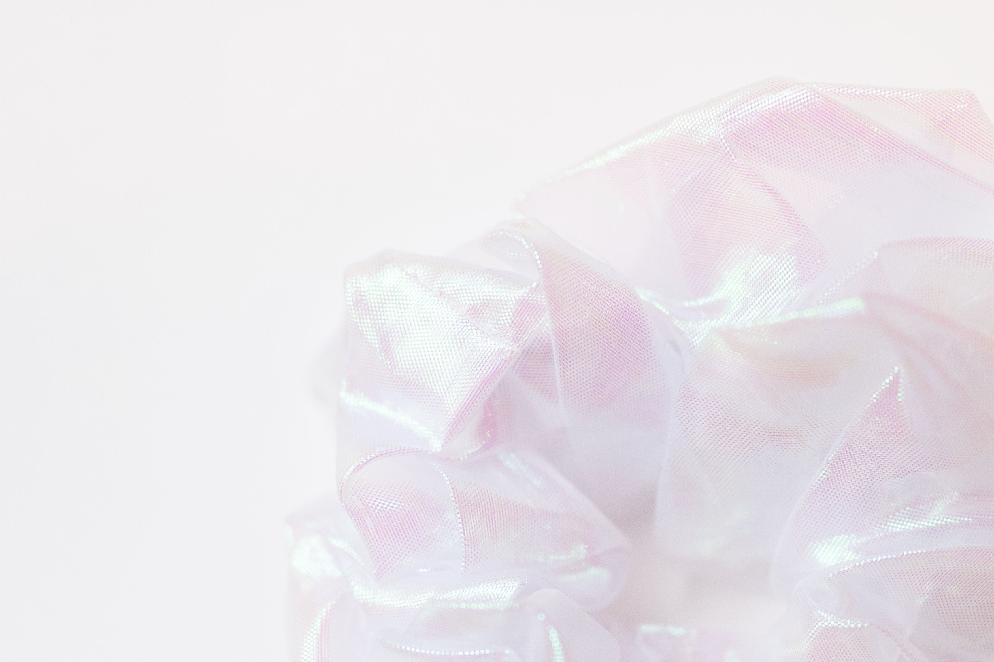 Oversized Iridescent Scrunchie - Fairy