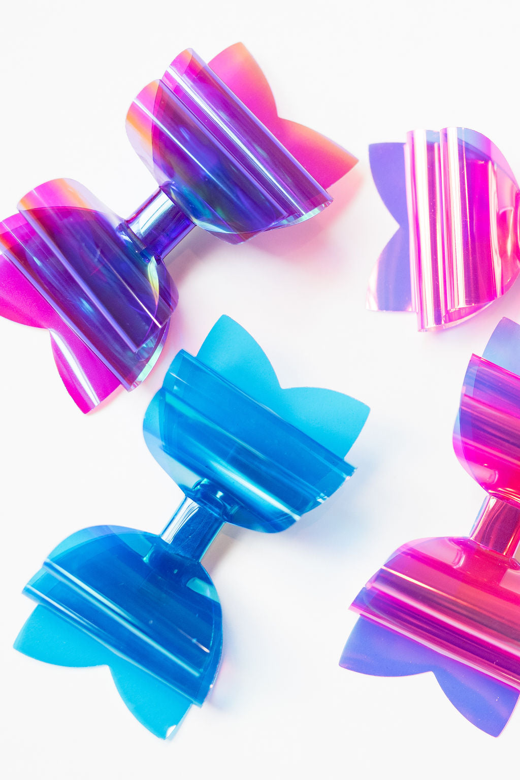 Waterproof Pool Bow - Holographic Pink