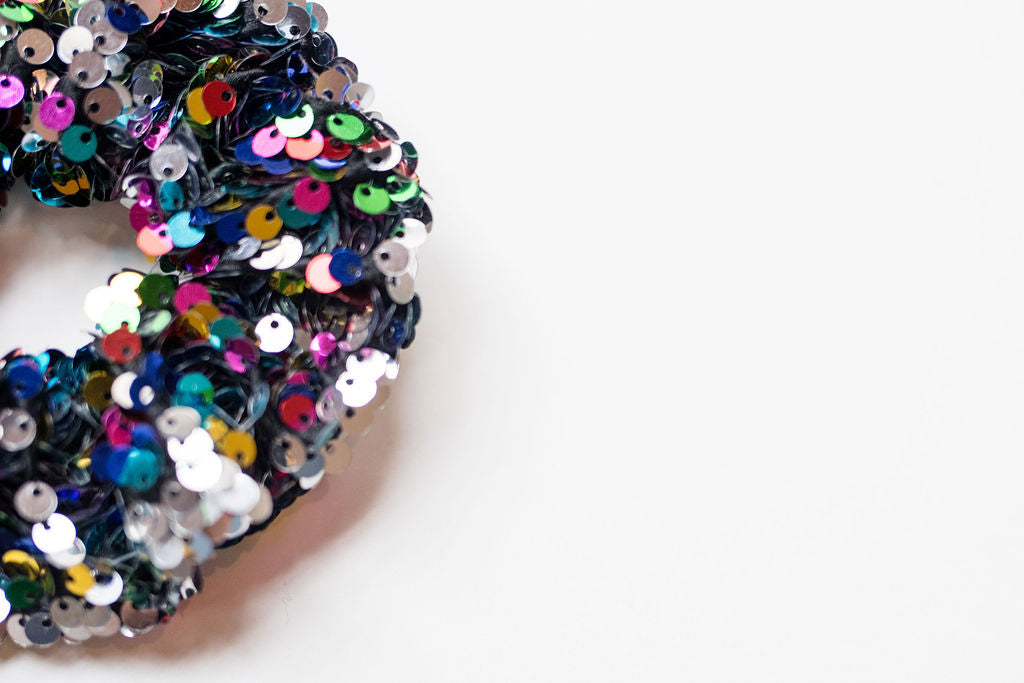 Sequin Scrunchie - Rainbow