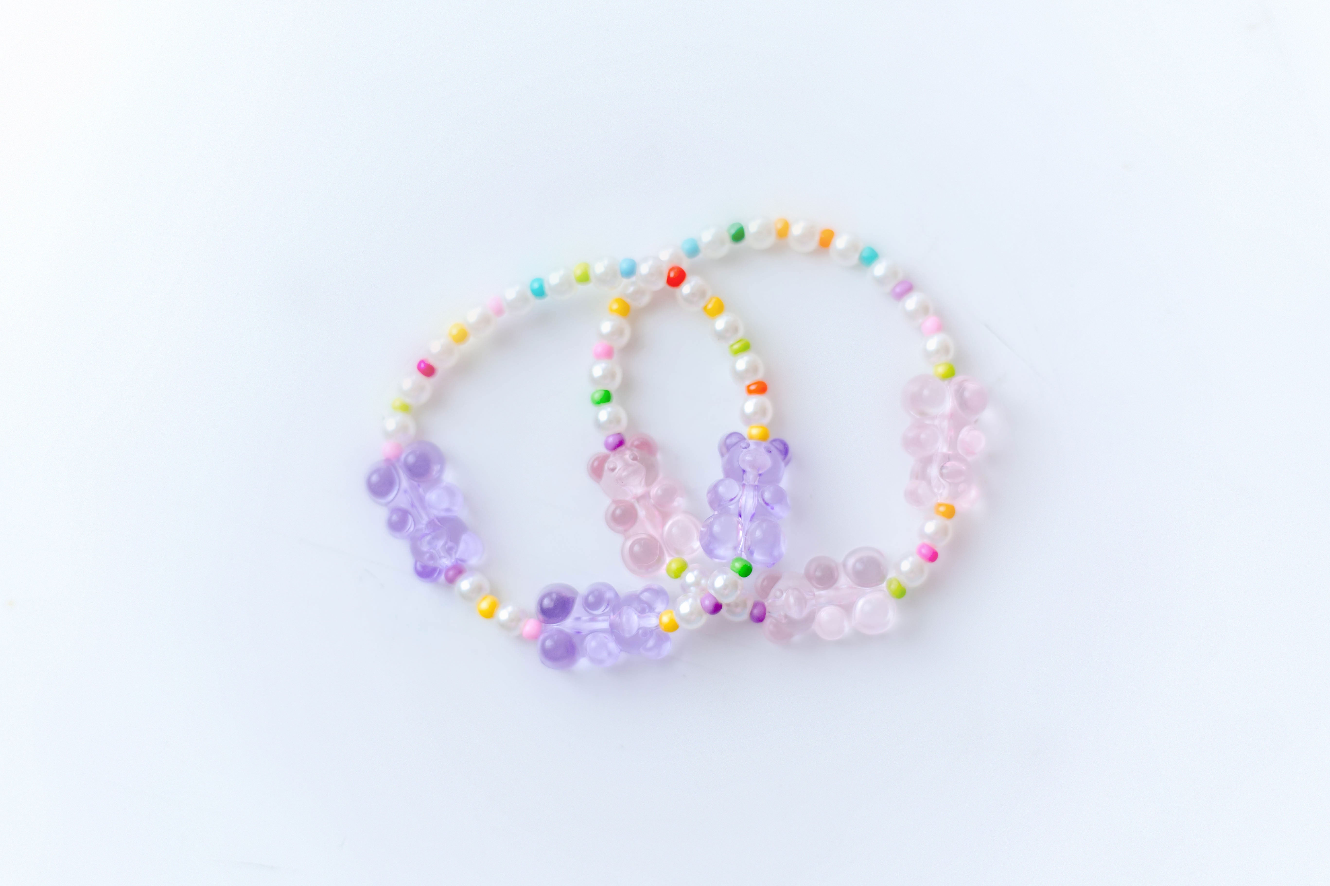 Gummy Bear Stretch Bracelet - Pink