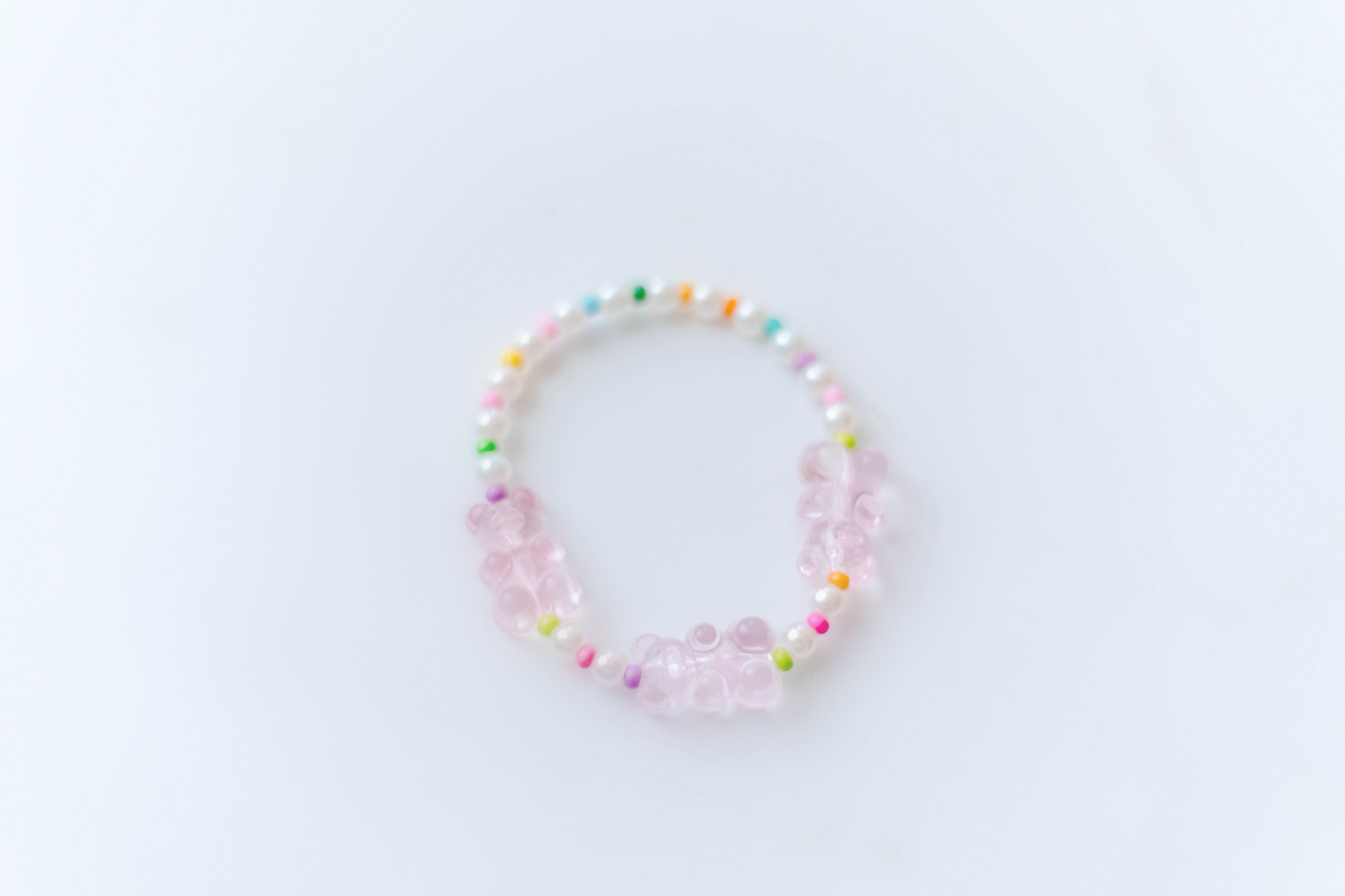 Gummy Bear Stretch Bracelet - Pink