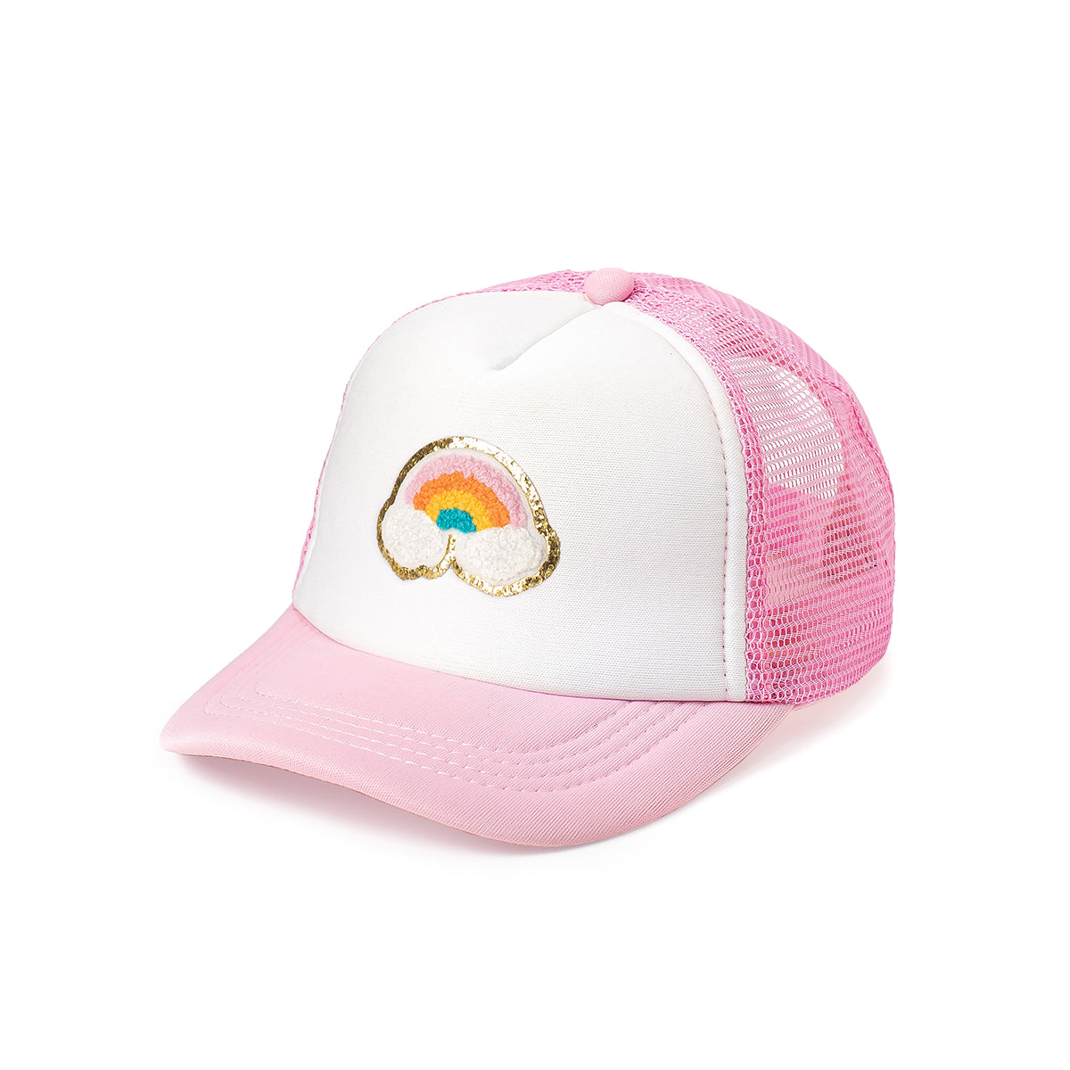 Sweet Wink Hat - Rainbow Patch