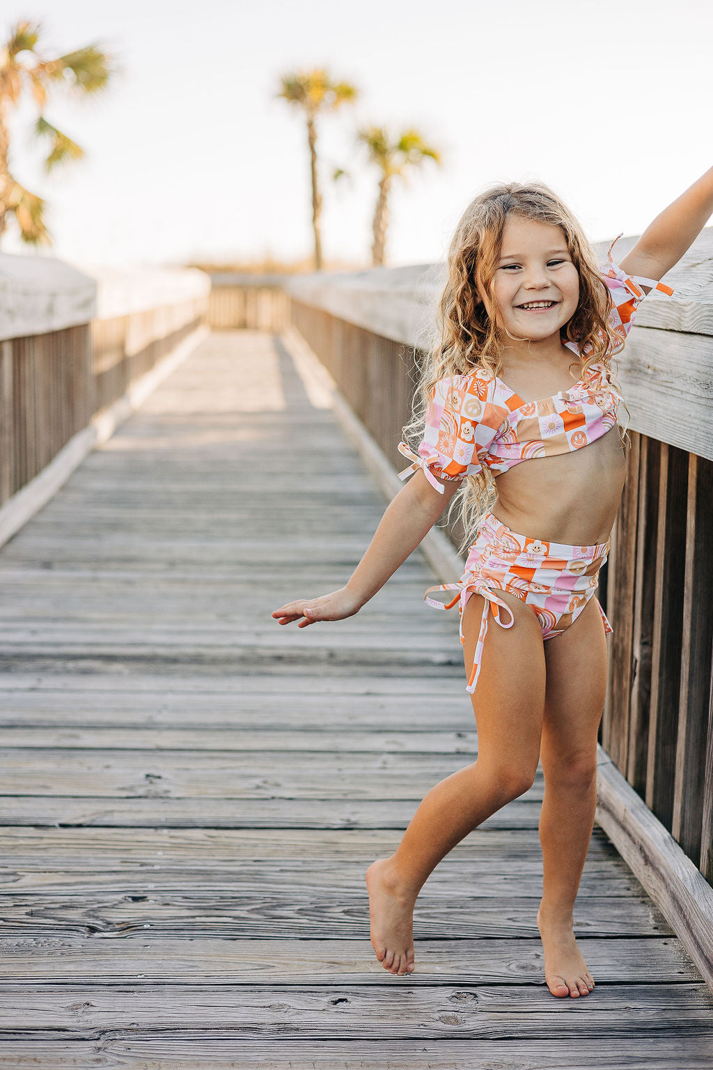 Lisa Swimsuit - Retro Checker