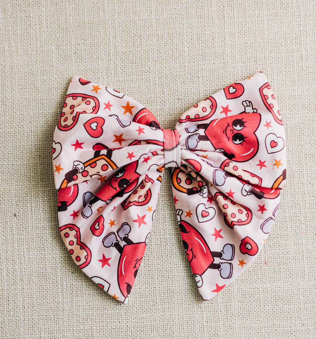 Oversized Hair Clip - Love & Pizza
