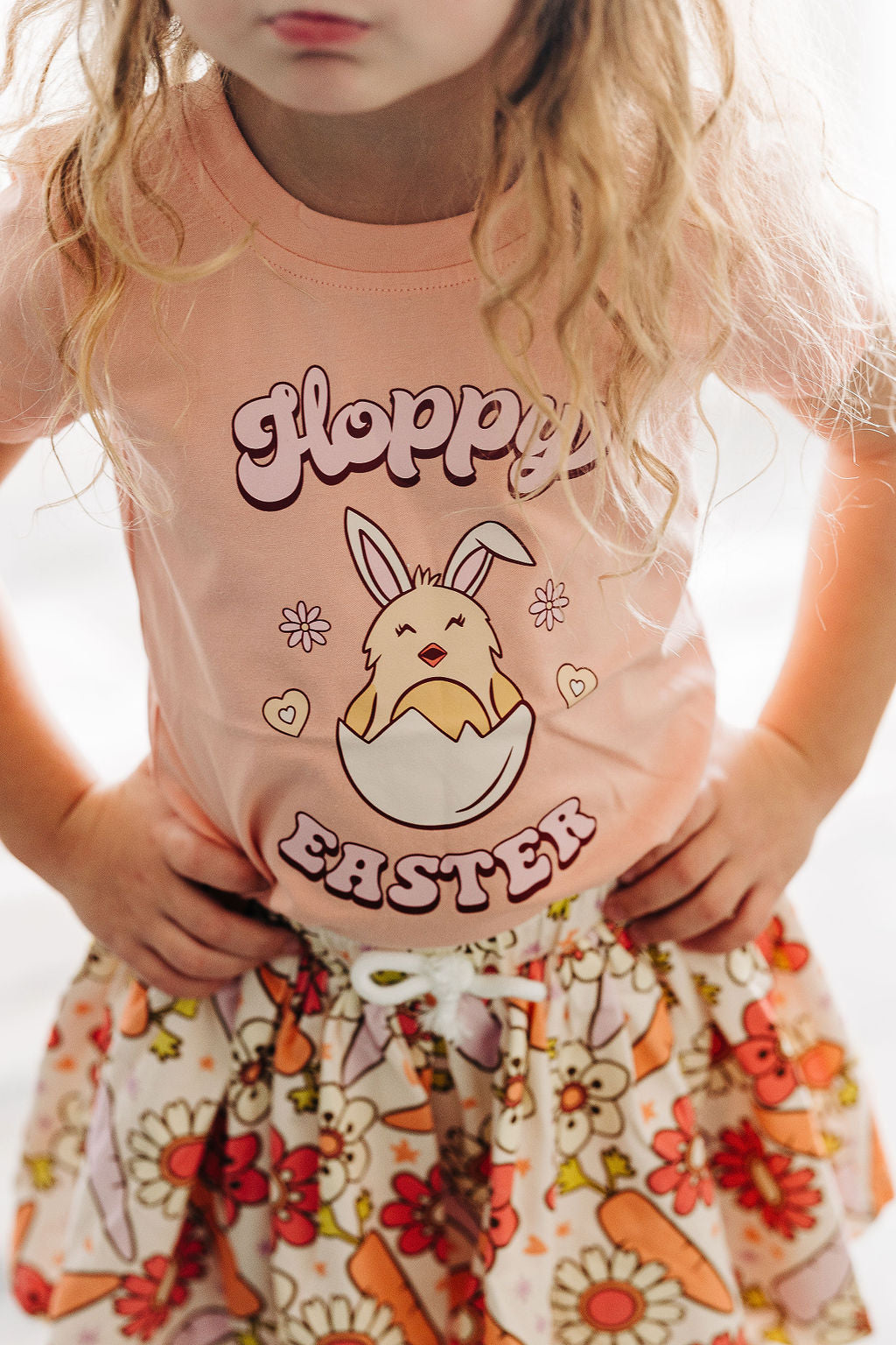 Hoppy Easter Tee - Vintage Style (Runs Small)