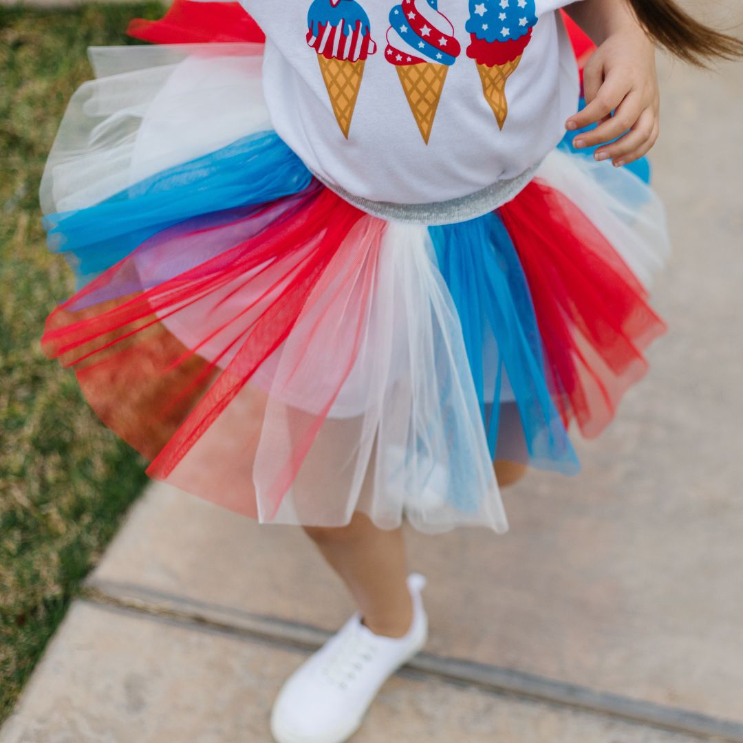 Sweet Wink Shirt - Patriotic Ice Cream