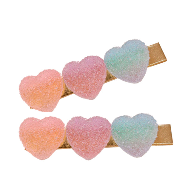 Hair Clip - Sugar Coated Hearts