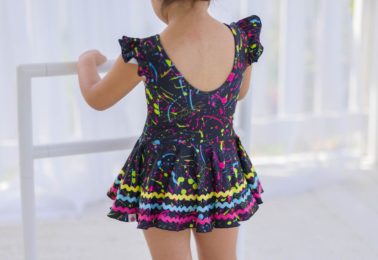 Farrah Leotard - Neon Splatter