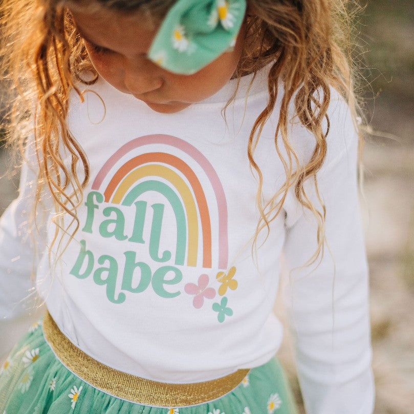Sweet Wink Long Sleeve Shirt - Fall Babe