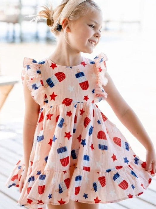 Dakota Gauze Dress - Bomb Pop