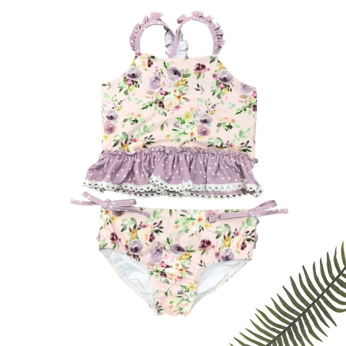 Selah Tankini Swimsuit - Violet Breeze