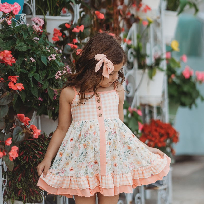 Margot Dress - Sweet As A Peach