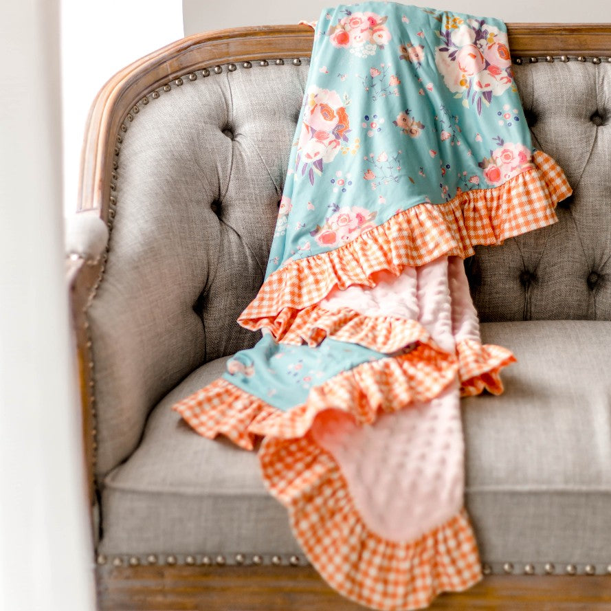 Sugar Maple Ruffle Blanket - Extra Large