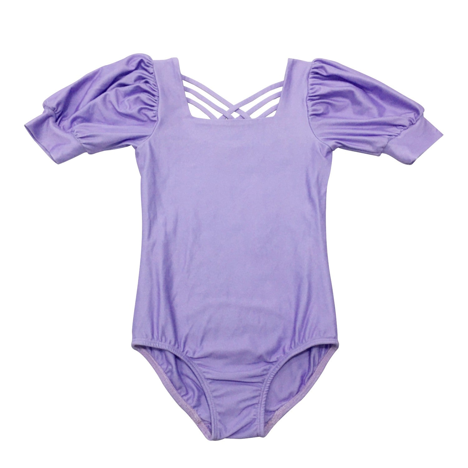 Puff Sleeve Leotard - Orchid Whisper