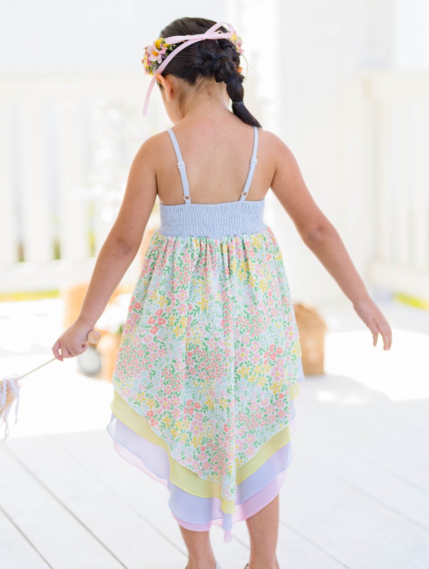 Zoe High-Low Dress - Cottontail